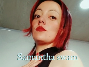 Samantha_swam